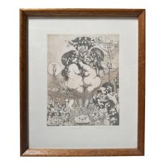 Charles Bragg Charles Bragg Seven Deadly Sins Signed Engraving Print Lust - 4282513