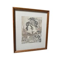 Charles Bragg Charles Bragg Seven Deadly Sins Signed Engraving Print Lust - 4282522