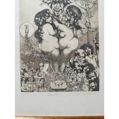 Charles Bragg Charles Bragg Seven Deadly Sins Signed Engraving Print Lust - 4282523