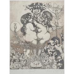 Charles Bragg Charles Bragg Seven Deadly Sins Signed Engraving Print Lust - 4282524