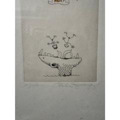 Charles Bragg Charles Bragg Seven Deadly Sins Signed Engraving Print Thou Shalt Not - 4282532