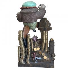 Charles Bragg Large Charles Bragg 1988 Bronze Sculpture The Midas Touch - 4707508