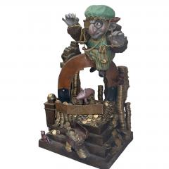 Charles Bragg Large Charles Bragg 1988 Bronze Sculpture The Midas Touch - 4707511