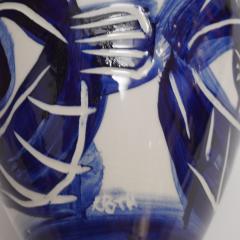 Charles Brun Theremin 3 FISHES Glazed ceramic vase - 4572480
