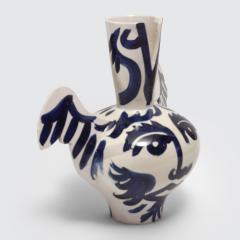 Charles Brun Theremin HYPNOS FAUNA Glazed ceramic wide winged vase - 4572509