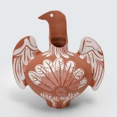 Charles Brun Theremin THE WAY HE SINGS Large ceramic winged vase - 4572470