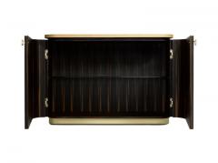 Charles Burnand Riccardo Sideboard in White Ebony Macassar Ebony and Brass - 1487736