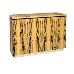 Charles Burnand Riccardo Sideboard in White Ebony Macassar Ebony and Brass - 1487744