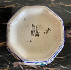Charles Catteau Charles Catteau Boch Freres covered vase with Iznik polychrome floral decor - 4337369