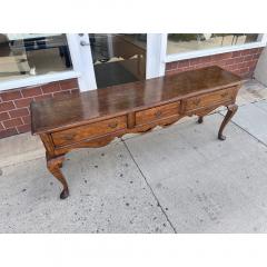 Charles Charles 18th C Style Queen Anne English Console or Sofa Table - 3523276