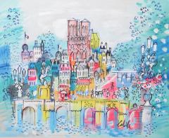 Charles Cobelle Bridge and Notre Dame - 4562924