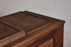 Charles Dudouyt 1940s French Oak Geometric Sideboard - 4216069