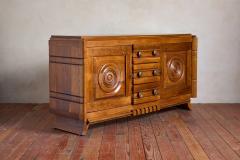 Charles Dudouyt 1940s French Oak Sideboard - 4763281