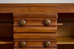 Charles Dudouyt 1940s French Oak Sideboard - 4763452