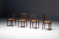 Charles Dudouyt Art Deco Dining Chairs by Charles Dudouyt France 1940s - 4239279