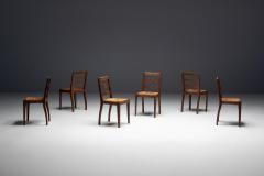 Charles Dudouyt Art Deco Dining Chairs by Charles Dudouyt France 1940s - 4239301