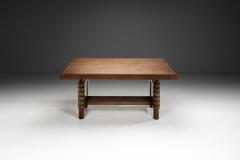 Charles Dudouyt Art Deco Dining Table in the manner of Charles Dudouyt France 1930s - 4431046