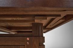 Charles Dudouyt Art Deco Dining Table in the manner of Charles Dudouyt France 1930s - 4431052