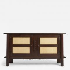 Charles Dudouyt Art Deco Oak and Rattan Sideboard - 3600778
