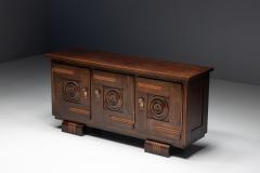 Charles Dudouyt Art Deco Sideboard by Charles Dudouyt France 1940s - 4458374
