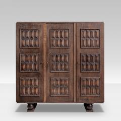 Charles Dudouyt Charles Dudouyt Cerused Oak Tall Cabinet - 3974239