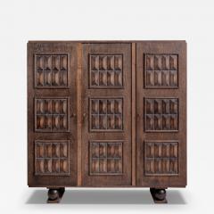 Charles Dudouyt Charles Dudouyt Cerused Oak Tall Cabinet - 3976608