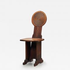 Charles Dudouyt Charles Dudouyt Wooden Side Chair for LAbeill e France 1940s - 3939955