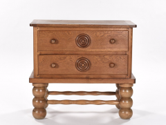 Charles Dudouyt Charles Dudouyt charming carved chest of drawers - 2019941
