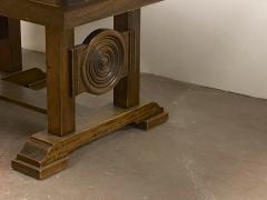 Charles Dudouyt Charles Dudouyt extensible solid wood dinning table - 1892341