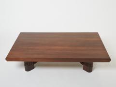 Charles Dudouyt Charles Dudouyt large Modernist walnut coffee table 1940 - 2811214