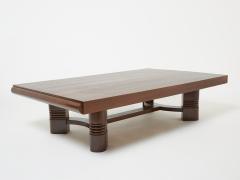 Charles Dudouyt Charles Dudouyt large Modernist walnut coffee table 1940 - 2811220