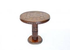 Charles Dudouyt FRENCH OAK SIDE CARVED TABLE ART DECO AFRICANIST INFLUENCE - 3561864