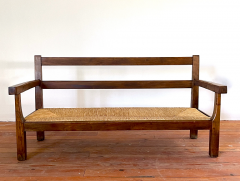 Charles Dudouyt FRENCH WALNUT BENCH - 2806958