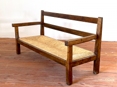 Charles Dudouyt FRENCH WALNUT BENCH - 2806959
