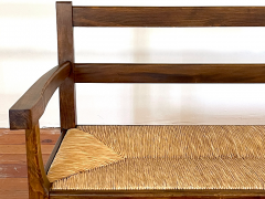 Charles Dudouyt FRENCH WALNUT BENCH - 2807036