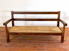 Charles Dudouyt FRENCH WALNUT BENCH - 2807100