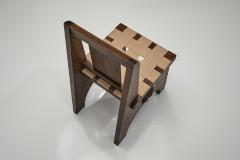 Charles Dudouyt Four Oak Chairs in the manner of Charles Dudouyt France 20th Century - 4543393