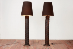 Charles Dudouyt GIANT FRENCH BRUTALIST FLOOR LAMP - 2926989