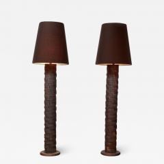 Charles Dudouyt GIANT FRENCH BRUTALIST FLOOR LAMP - 2927978