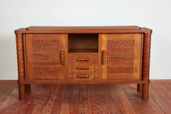 Charles Dudouyt LARGE FRENCH CARVED SIDEBOARD IN OAK - 3344327
