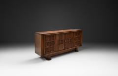 Charles Dudouyt Oak Sideboard in the manner of Charles Dudouyt France 1940s - 4555926