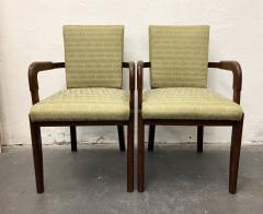 Charles Dudouyt Pair Charles Dudouyt Oak Armchairs - 2802042