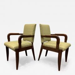 Charles Dudouyt Pair Charles Dudouyt Oak Armchairs - 2843545