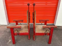 Charles Dudouyt Pair Of Continental Modernist Chairs - 4193576