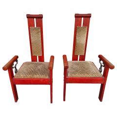 Charles Dudouyt Pair Of Continental Modernist Chairs - 4193668