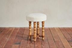 Charles Dudouyt Pair of Petite Charles Dudouyt Stools - 3897515