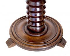 Charles Dudouyt SIDE TABLE WITH SIGNATURE CORK SCREW BASE AND CONCENTRIC CIRCLES AND WONDERFUL - 2997490