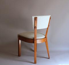 Charles Dudouyt Set of Four Fine French Art Deco Oak Chairs by Charles Dudouyt - 415209