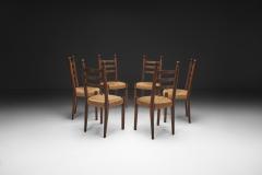 Charles Dudouyt Set of Six Dining Chairs in the manner of Charles Dudouyt France Mid 20th C - 4617081
