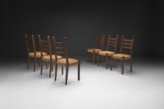 Charles Dudouyt Set of Six Dining Chairs in the manner of Charles Dudouyt France Mid 20th C - 4617082